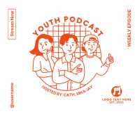 Youth Podcast Facebook Post Design