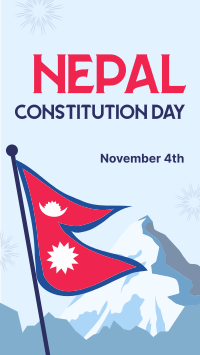 Nepal Day Instagram Story Preview