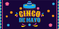 Colorful Hat in Cinco De Mayo Twitter post Image Preview