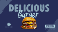 Burger Hunter Facebook Event Cover Design