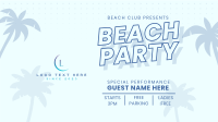 Beach Club Party Facebook event cover Image Preview