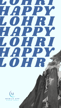 Vintage Retro Lohri Facebook story Image Preview