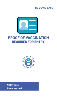 Vaccine ID Requirement Facebook Story Design