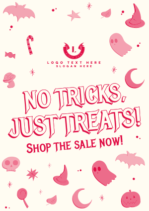 Trick or Treat Sale Flyer Image Preview