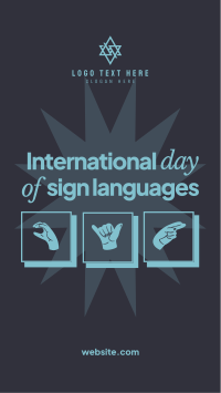 International Day of Sign Languages YouTube short Image Preview