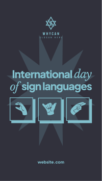 International Day of Sign Languages YouTube Short Image Preview