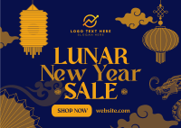 Lunar New Year Sale Postcard Design