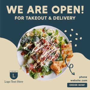 Salad Takeout Instagram post Image Preview