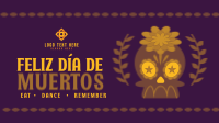 Dia de los Muertos Greeting Animation Preview