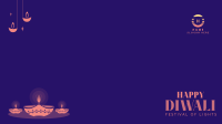 Diwali Event Zoom Background Image Preview