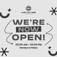 Now Open for Business Instagram Post Design
