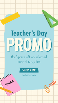 Teacher's Day Deals Instagram reel Image Preview