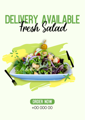 Fresh Salad Flyer Image Preview