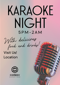 Karaoke Night Bar Flyer Image Preview