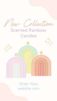 Rainbow Candle Collection Instagram story Image Preview
