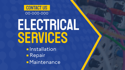 Electrical Service Provider Facebook event cover Image Preview