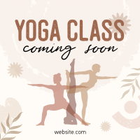 Yoga Class Coming Soon Instagram Post Design