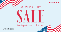 Memorial Day Sale Facebook ad Image Preview