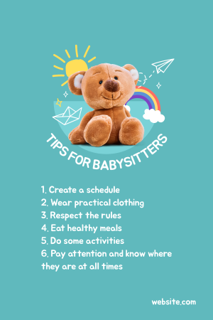 Babysitting Tips Pinterest Pin Image Preview