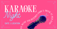 Karaoke Bar Facebook Ad Design