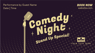 Stand Up Comedy Facebook event cover Image Preview