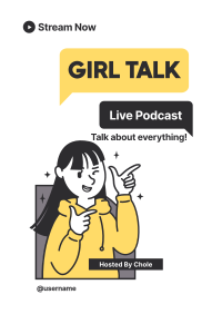 Girl Talk Podcast Poster Image Preview