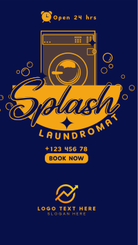 Splash Laundromat Instagram Story Design