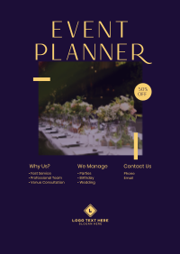 Organic Wedding Poster Preview
