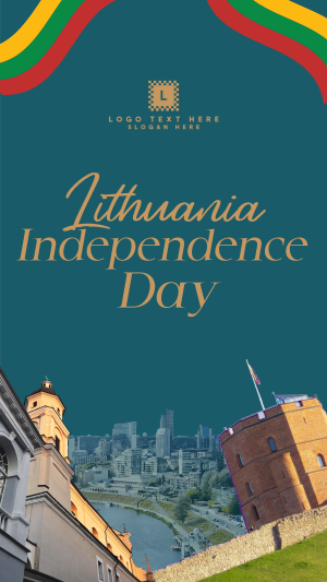 Rustic Lithuanian Independence Day Instagram story Image Preview