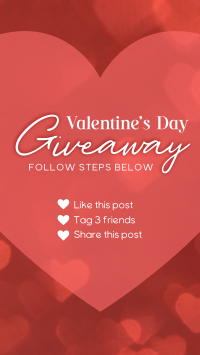 Valentine's Giveaway Instagram story Image Preview