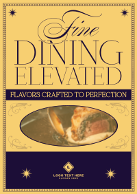 Elegant Classic Restaurant Poster Preview