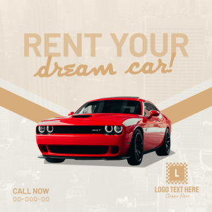 Dream Car Rental Instagram post