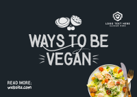 Vegan Food Adventure Postcard Preview