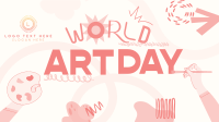 Quirky World Art Day Video Image Preview