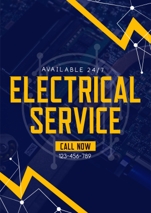 Quality Electrical Services Flyer Image Preview