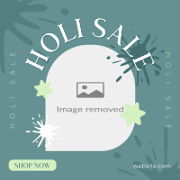 Holi Sale Instagram Post Design