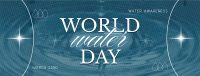 World Water Day Greeting Facebook Cover Design