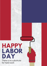 Labor Day Paint Flyer Image Preview