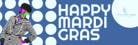 Mardi Gras Circles Twitter Header Image Preview