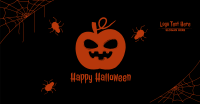Halloween Scary Pumpkin Facebook Ad Design