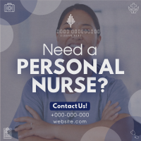 Modern Personal Nurse Instagram post Image Preview