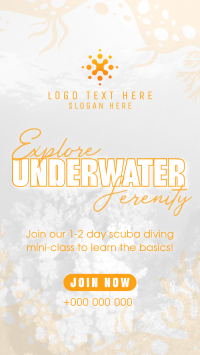 Scuba Diving Serenity Facebook Story Preview