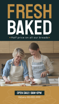 Bakery Bread Promo Instagram reel Image Preview