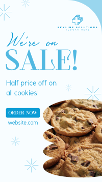 Baked Cookie Sale TikTok Video Image Preview