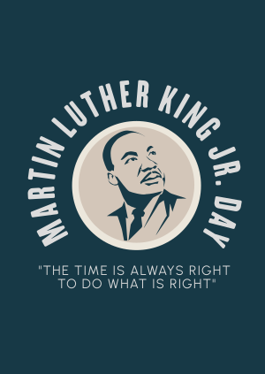 Martin Luther King Jr Day Poster Image Preview