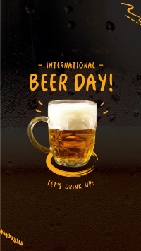 International Beer Day Facebook Story Design