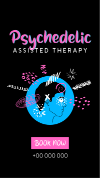 Psychedelic Assisted Therapy Instagram Story Design