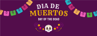 Festive Dia De Los Muertos Facebook cover Image Preview