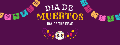 Festive Dia De Los Muertos Facebook cover Image Preview