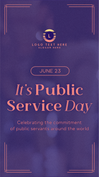 Celebrate Public Servants Facebook story Image Preview